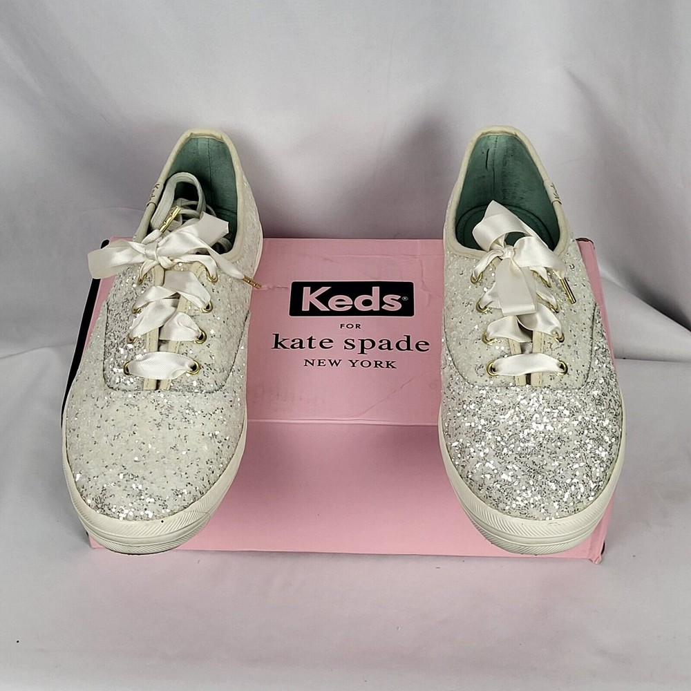 Keds X Kate Spade New York Champion Cream Glitter Sne… Gem